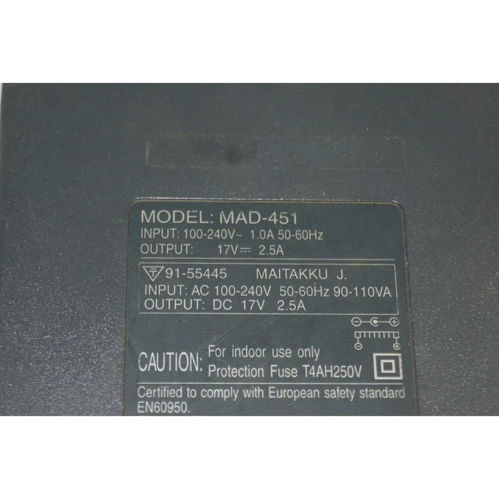 Mitac AC Adapter- Laptop MAD-451, 17V 2.5A - Picture 6 of 7